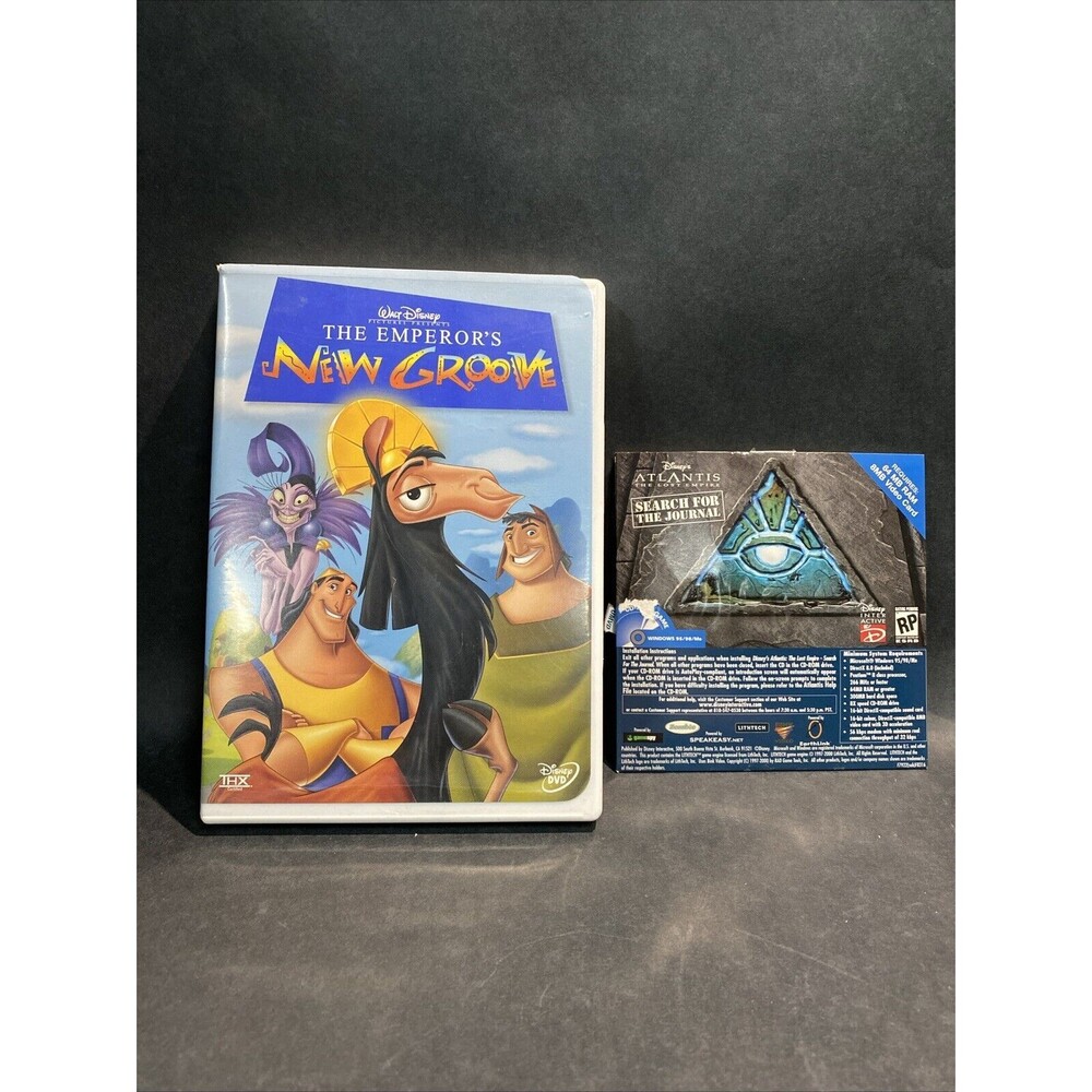 Walt Disney‎ The Emperor's New Groove - DVD  And CD—ROM Game